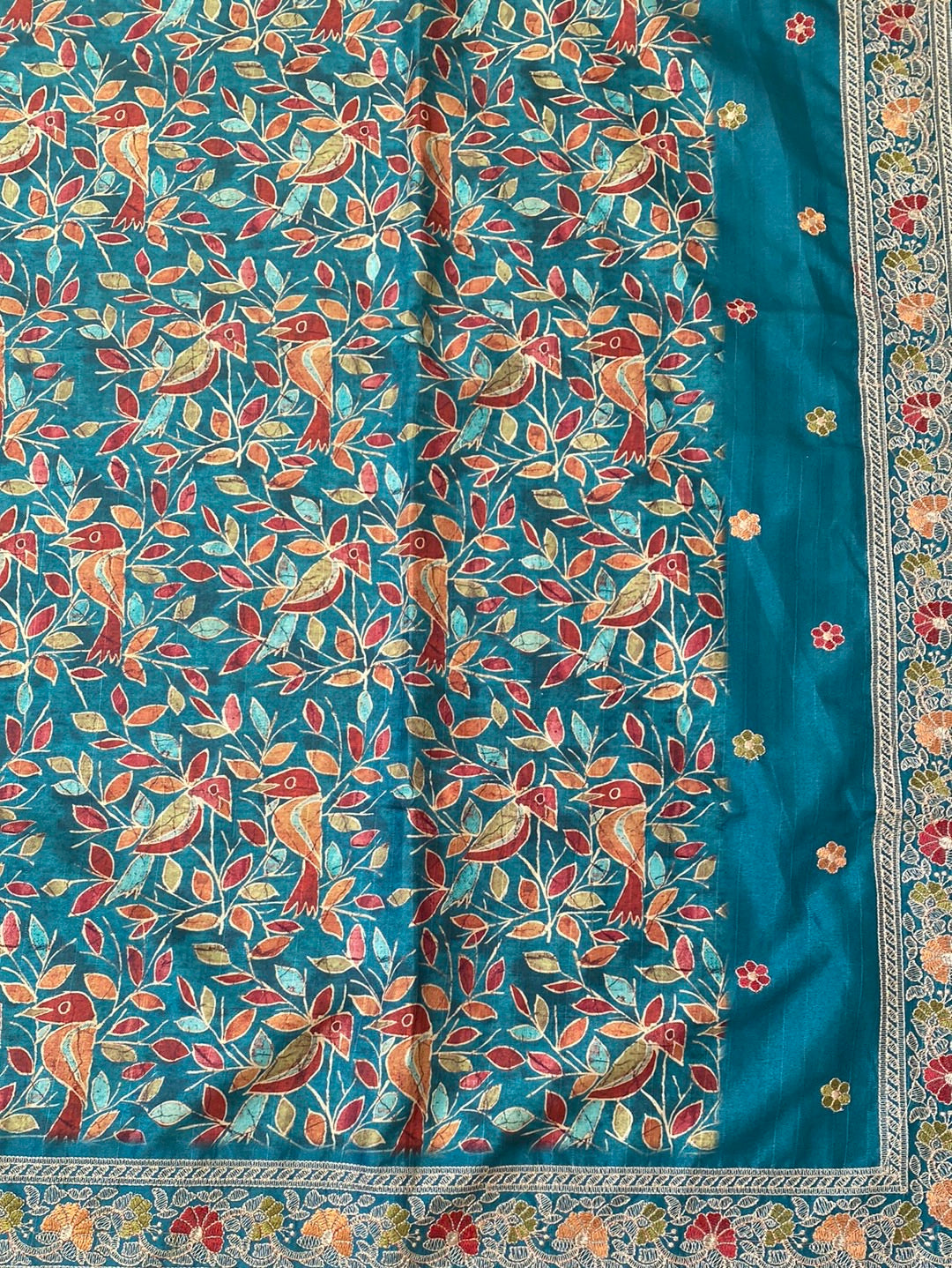 Tussar Embroidery/Kantha Work