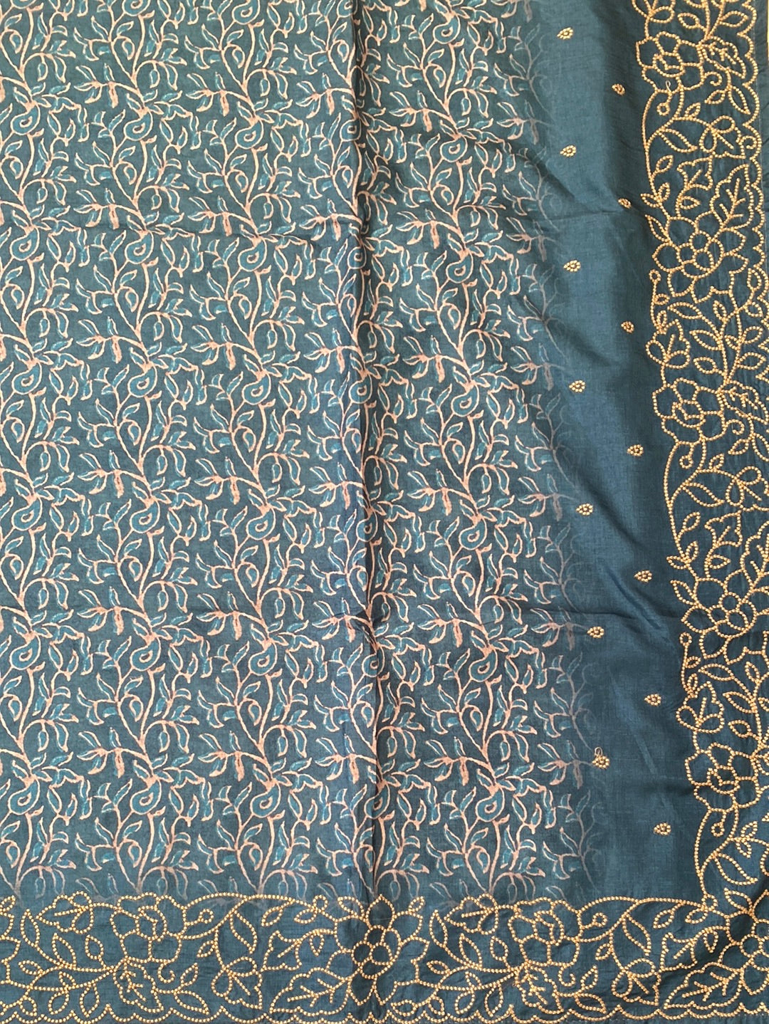 Tussar Embroidery/Kantha Work