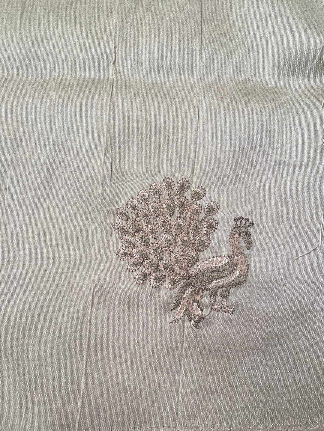 Organza Peacock Embroidery