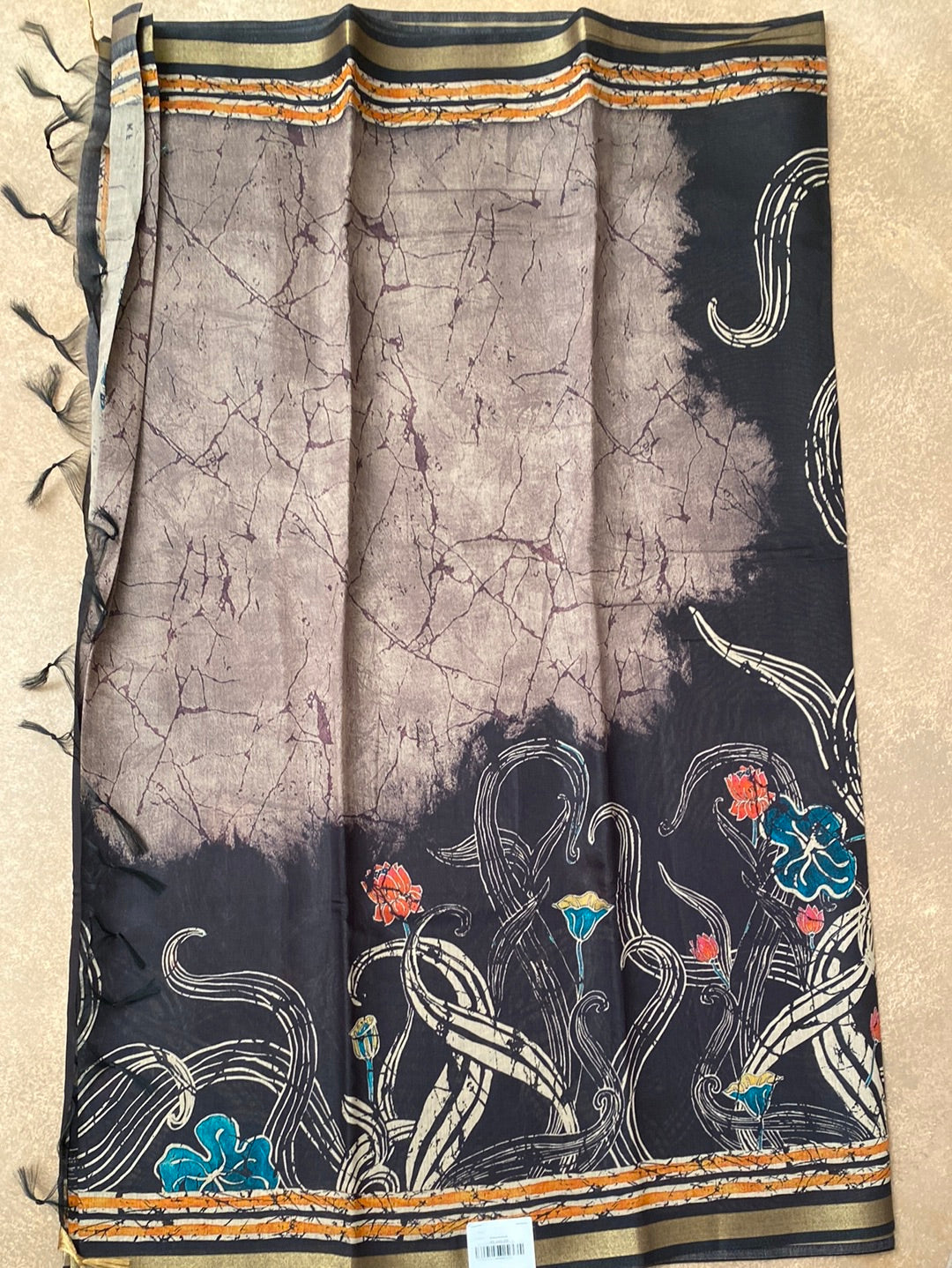 Mul Mul Silk Batik Print